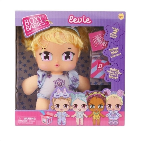Boxy Babies Other - Boxy Girls My Boxy Babies Doll Eevie